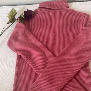 Mauve Turtleneck